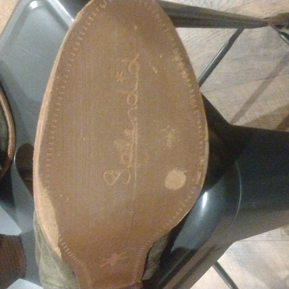 Anthropologie splendid  suede ruffle booties-splendid - Picture 5 of 9